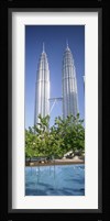 Malaysia, Kuala Lumpur, View of Petronas Twin Towers Fine Art Print