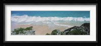 High angle view of waves in the ocean, Atlantic Ocean, Bermuda Fine Art Print
