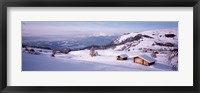 Italy, Italian Alps, High angle view of snowcovered mountains Fine Art Print