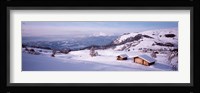 Italy, Italian Alps, High angle view of snowcovered mountains Fine Art Print