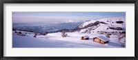 Italy, Italian Alps, High angle view of snowcovered mountains Fine Art Print