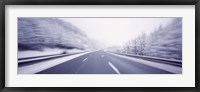 Austria, Autostrada, Panoramic view of a highway Fine Art Print