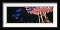 Low angle view of a carousel, Amusement Park, Stuttgart, Germany Fine Art Print