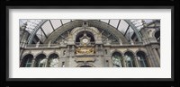 Low angle view of a building, Antwerp, Belgium Fine Art Print