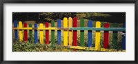 Fence in a park, Germany Fine Art Print