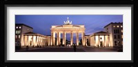 Brandenburg Gate at dusk, Berlin, Germany Fine Art Print