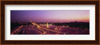 High angle view of Paris at dusk Fine Art Print