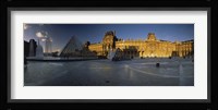 Facade Of A Museum, Musee Du Louvre, Paris, France Fine Art Print