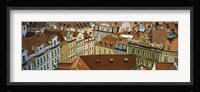 High angle view of buildings, Prague, Czech Republic Fine Art Print