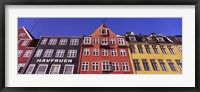 Low Angle View Of Houses, Nyhavn, Copenhagen, Denmark Fine Art Print