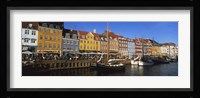Buildings On The Waterfront, Nyhavn, Copenhagen, Denmark Fine Art Print