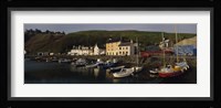 Boats Moored At The Dock, Stonehaven, Scotland, United Kingdom Fine Art Print