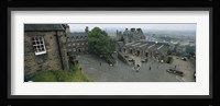 High Angle View Of Tourists In A Castle, Edinburgh Castle, Edinburgh, Scotland, United Kingdom Fine Art Print