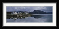 Residential Structure On The Waterfront, Plockton, Highlands, Scotland, United Kingdom Fine Art Print