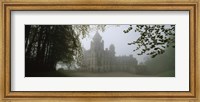 Castle Covered With Fog, Dunrobin Castle, Highlands, Scotland, United Kingdom Fine Art Print