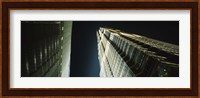 Low Angle View Of A Tower, Jin Mao Tower, Pudong, Shanghai, China Fine Art Print