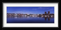 Buildings On The Waterfront, Oslo, Norway Fine Art Print