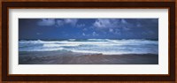 Surf on the beach, Barbados, West Indies Fine Art Print