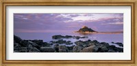 Castle on top of a hill, St Michael's Mount, Cornwall, England Fine Art Print