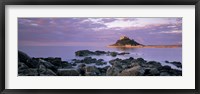 Castle on top of a hill, St Michael's Mount, Cornwall, England Fine Art Print