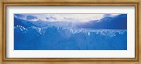 Glacier in a national park, Moreno Glacier, Los Glaciares National Park, Patagonia, Argentina Fine Art Print