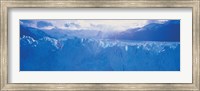 Glacier in a national park, Moreno Glacier, Los Glaciares National Park, Patagonia, Argentina Fine Art Print