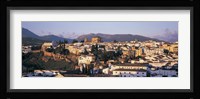 High angle view of a town, Ronda, Andalucia, Spain Fine Art Print