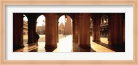 Tourists in a building, Venice, Italy Fine Art Print