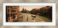 High angle view of boats in water, Venice, Italy Fine Art Print