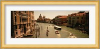 High angle view of boats in water, Venice, Italy Fine Art Print