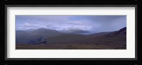 Cloudy Sky Over Hills, Blackwater Reservoir, Scotland, United Kingdom Fine Art Print
