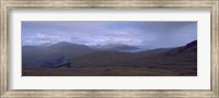 Cloudy Sky Over Hills, Blackwater Reservoir, Scotland, United Kingdom Fine Art Print