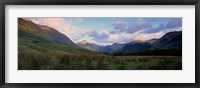 Mountains On A Landscape, Glen Nevis, Scotland, United Kingdom Fine Art Print