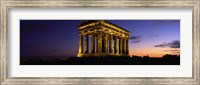 Low Angle View Of A Building, Penshaw Monument, Durham, England, United Kingdom Fine Art Print