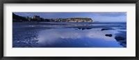Reflection Of Cloud In Water, Scarborough, South Bay, North Yorkshire, England, United Kingdom Fine Art Print