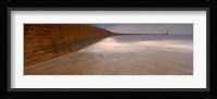 Surrounding Wall Along The Sea, Roker Pier, Sunderland, England, United Kingdom Fine Art Print