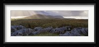 Clouds Over A Landscape, Ingleborough, Yorkshire Dales, Yorkshire, England, United Kingdom Fine Art Print