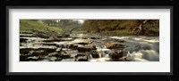 Arch Bridge Over A River, Stainforth Force, River Ribble, North Yorkshire, England, United Kingdom Fine Art Print