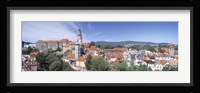 Buildings in a city, Cesky Krumlov, South Bohemia, Czech Republic Fine Art Print