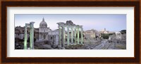 Ruins of an old building, Rome, Italy Fine Art Print