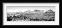 High Angle View Of Buildings In A City, Parthenon, Acropolis, Athens, Greece Fine Art Print