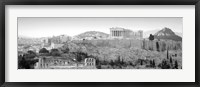 High Angle View Of Buildings In A City, Parthenon, Acropolis, Athens, Greece Fine Art Print