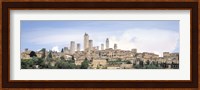 Buildings in a City, San Gimignano, Tuscany, Italy Fine Art Print