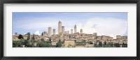 Buildings in a City, San Gimignano, Tuscany, Italy Fine Art Print