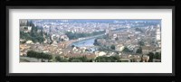 High Angle View Of A City, Verona, Veneto, Italy Fine Art Print
