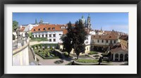 High angle view of a garden, Vrtbovska Garden, Prague, Czech Republic Fine Art Print