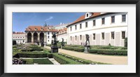 Tourists in a garden, Valdstejnska Garden, Mala Strana, Prague, Czech Republic Fine Art Print