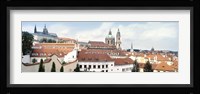 Church in a city, St. Nicholas Church, Mala Strana, Prague, Czech Republic Fine Art Print