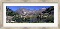 Lake Surrounded By Mountains, Mercantour, Hinterland, French Riviera Fine Art Print