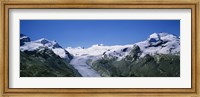 Snow Covered Mountain Range Matterhorn, Switzerland Fine Art Print